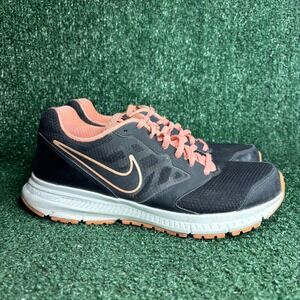 Nike Downshifter 6 Lightweight Breathable Mesh Running Shoes Black Womens Sz 7.5